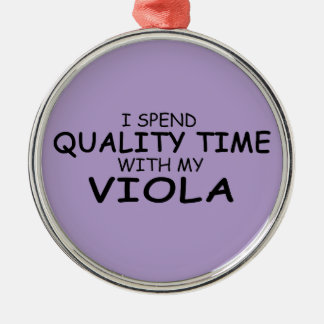Time Viola Ornament Aus Metall