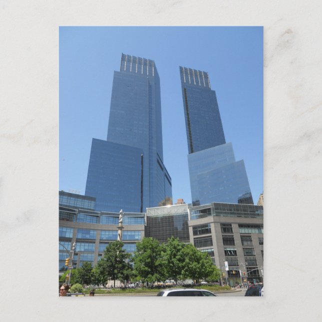 Time Warner Center Columbus Circle New York City Postkarte (Vorderseite)