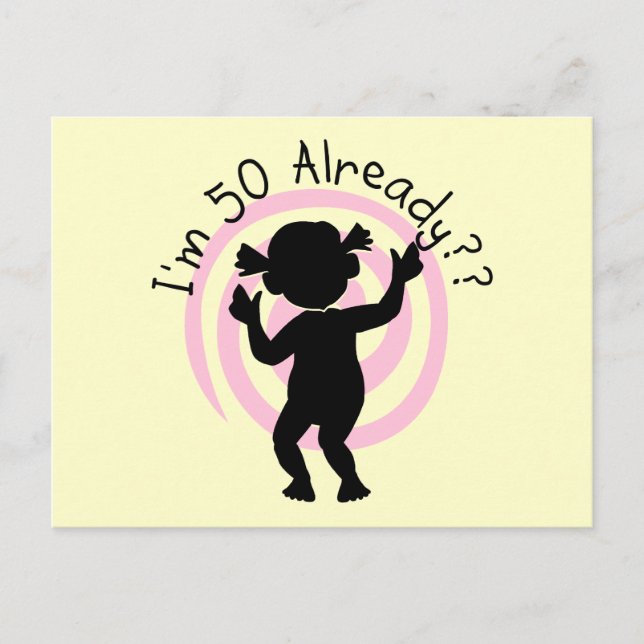 Time Warp 50 Bereits Shirts und Geschenke Postkarte (Vorderseite)