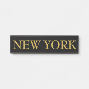 Time Zone World Clock Türschild