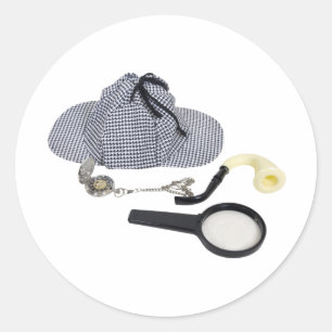 TimeForDetective050110 Runder Aufkleber