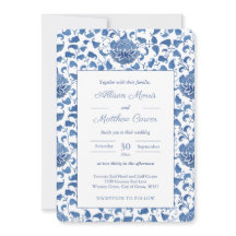 Timeless Blue and White Chinoiserie Chic Wedding