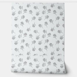 Timeless Botanical Bloom Soft Grey Tapete