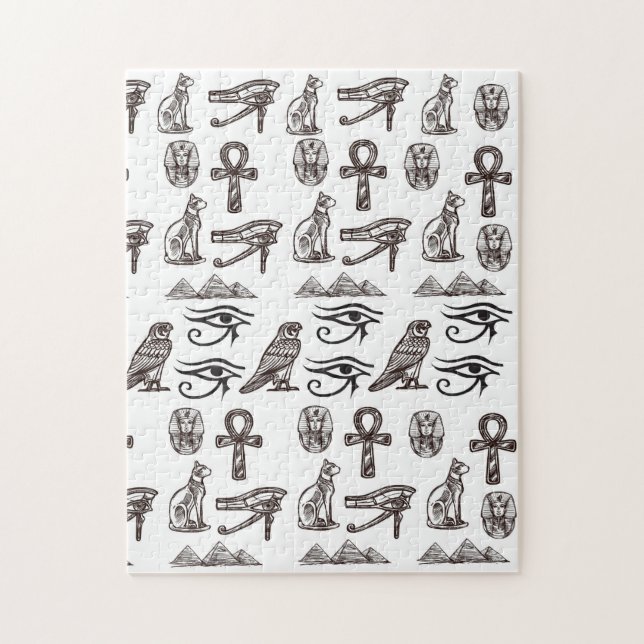 Timeless Egyptian Antiquities Digital Patterns Puzzle (Vertikal)