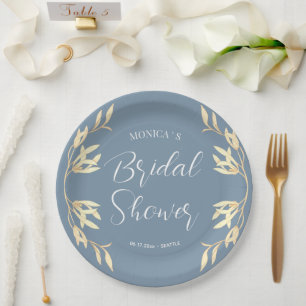 Timeless Floral Symphony Brautparty Pappteller