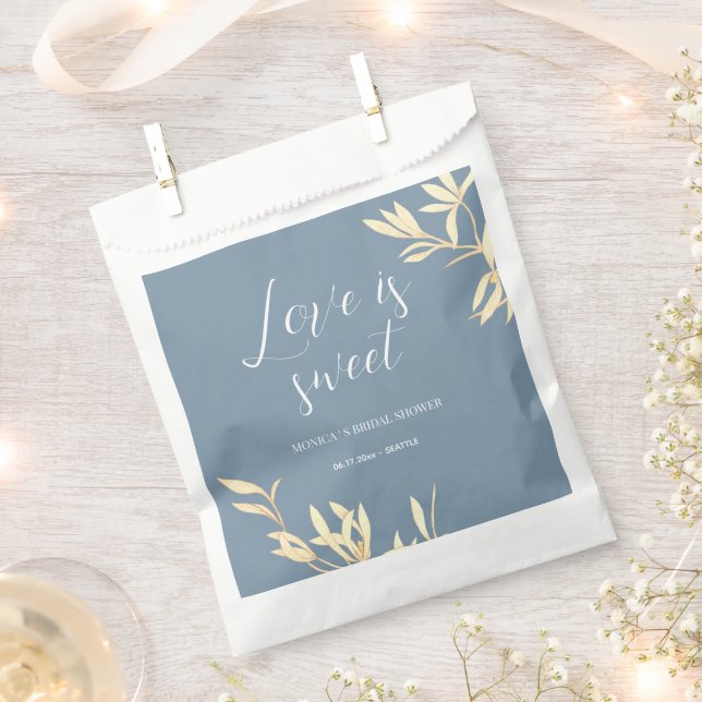 Timeless Floral Symphony Liebe ist süß Geschenktütchen (Ausgeschnitten)