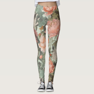 Timeless Floral Waltz Taoismus für Meditation Leggings