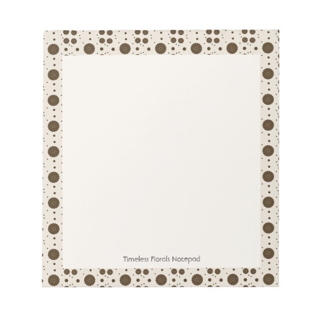 Timeless Florals Notizblock (Vorderseite)