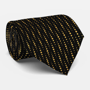 Timeless Gold Geometric Neck Tie Gift for Men Krawatte