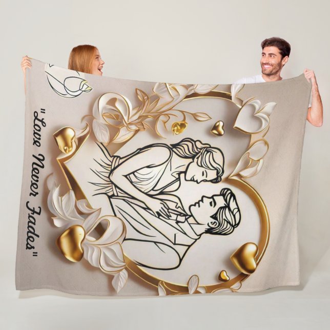 "Timeless Love Treasure" Fleecedecke (Beispiel)