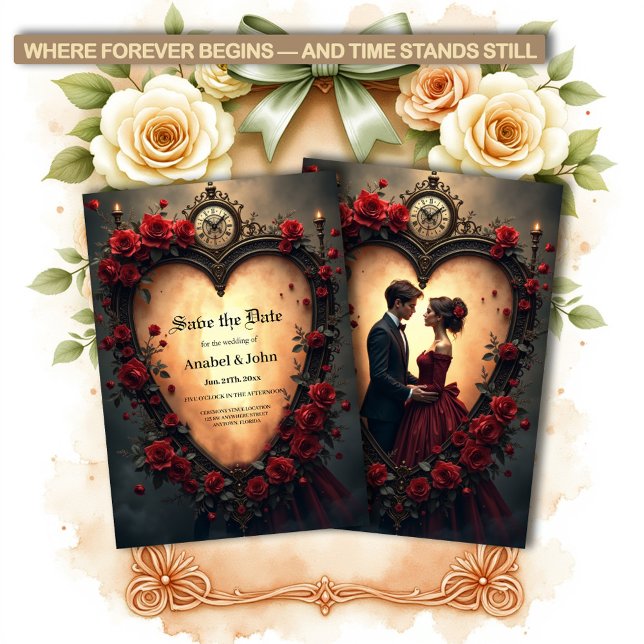 Timeless Love –Victorian Gothic Wedding Collection Save The Date (Von Creator hochgeladen)