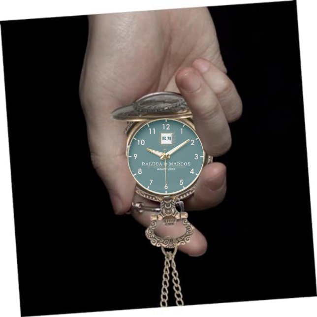 Timeless love watch with wedding date armbanduhr (Von Creator hochgeladen)