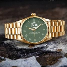 Timeless Minimalist Customizable Couple’s name   Armbanduhr