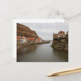 Timeless Staithes: Where the Beck Meets the Sea Postkarte