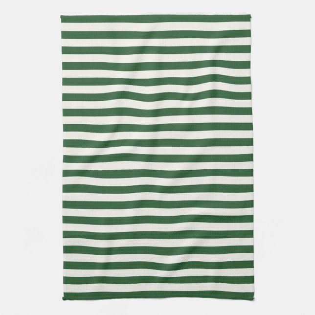 Timeless Stripes Green Geschirrtuch (Vertikal)