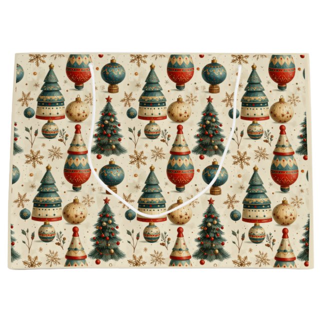 Timeless Tree Große Geschenktüte (Vorderseite)