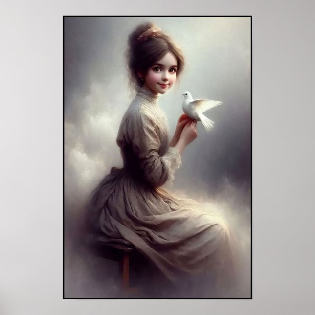 Timeless Victorian Era Elegance Wall Poster (Vorne)