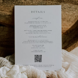 Timeless Vines Crest Black Details Card Einladung