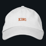 Timeless White Hat Royal King Stickerei Herrenkapp Bestickte Baseballkappe<br><div class="desc">Ein zeitloser weißer Hut mit königlicher "King" Stickerei,  der Komfort und Stil bietet.</div>
