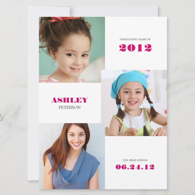 Timeline XL Foto Abschluss Ankündigung (Vorderseite)