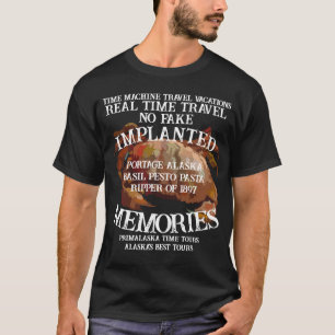 TimeMachine Alaska Souvenir Andenken Reise Tour T-Shirt