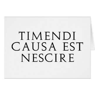 Timendi Causa