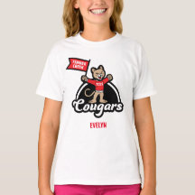 Timer Creek Elementary Cougar Mascot T - Shirt