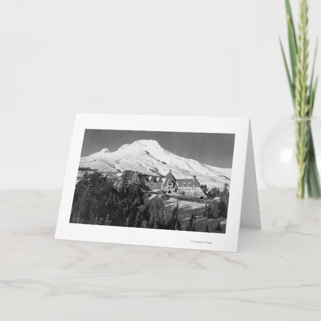 Timerline Lodge und Mt. Hood Fotograf Karte (Vorderseite)
