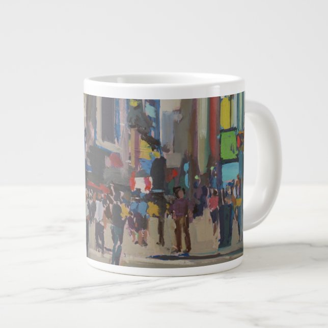 Times Square 2012 Jumbo-Tasse (Vorderseite Rechts)