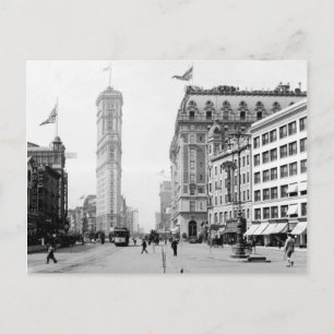 Times Square im Jahr 1908 Postkarte