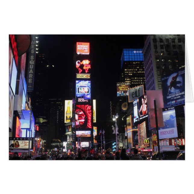 Times Square New York City (Vorderseite (Horizontal))