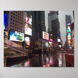 Times Square New York City NYC Neon Signs Foto Poster