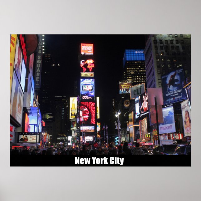 Times Square - New York City Poster (Vorne)