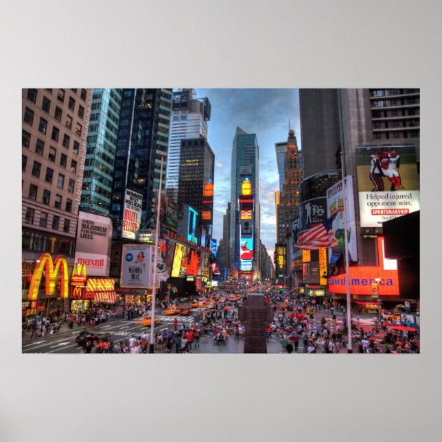 Times Square - New York Print Poster (Vorne)