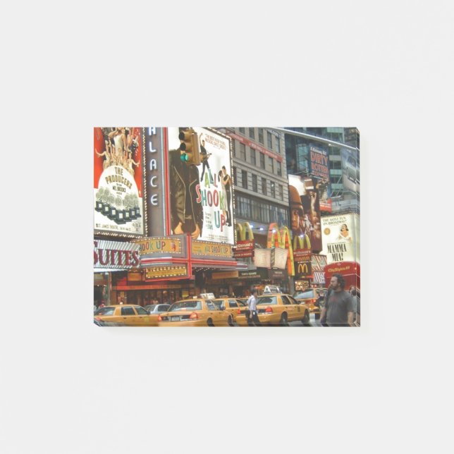 Times Square NY Post-it Klebezettel (Vorderseite)