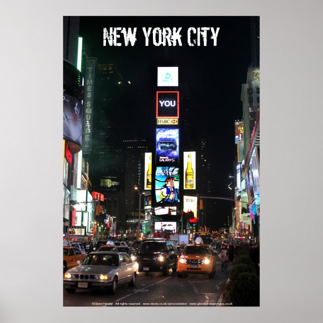 Times Square NYC Poster (Vorne)