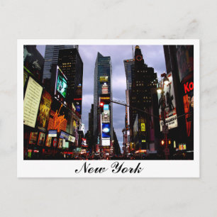 Times Square Postcard New York Souvenir Card Postkarte