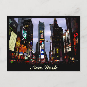 Times Square Postcard New York Souvenir Card Postkarte