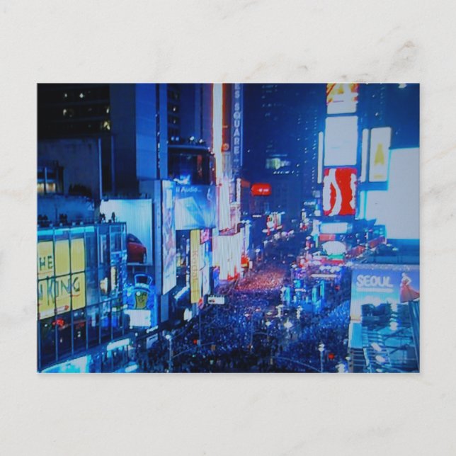 Times Square Postkarte (Vorderseite)