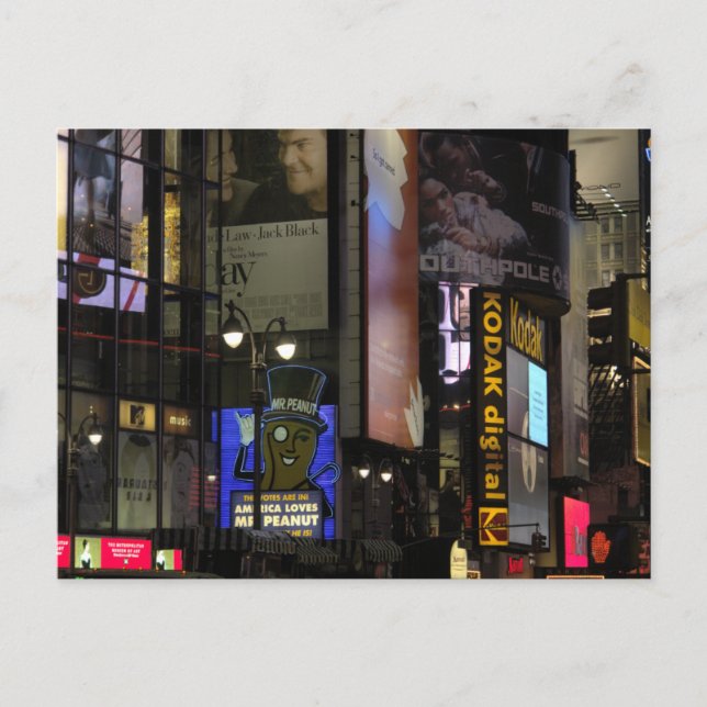 Times Square Postkarte (Vorderseite)