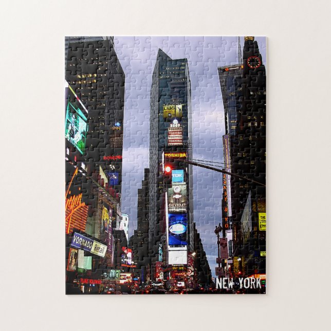Times Square-Puzzlespiel-New- York Cityandenken Puzzle (Vertikal)