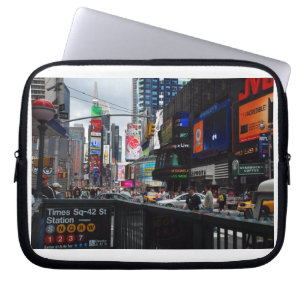Times Squarelaptophülse Laptopschutzhülle