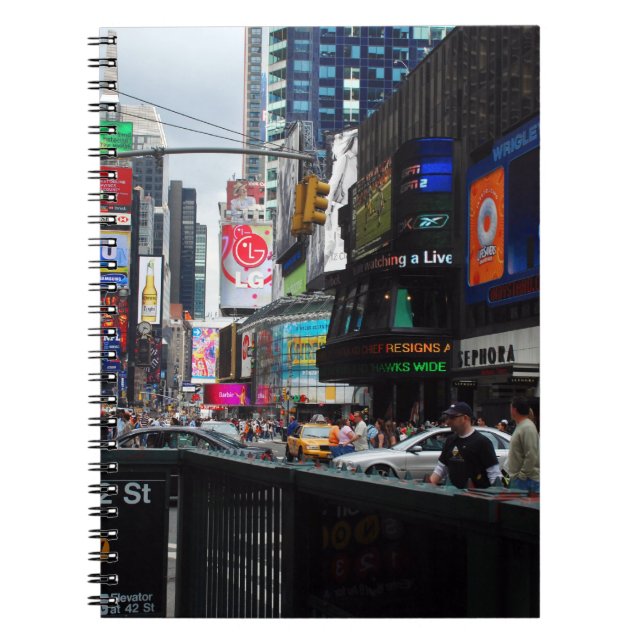 Times Squarenotizbuch Notizblock (Vorderseite)