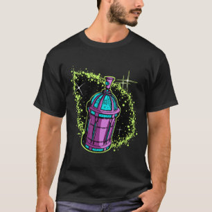 Timeship Graffitineous - dunkler T - Shirt