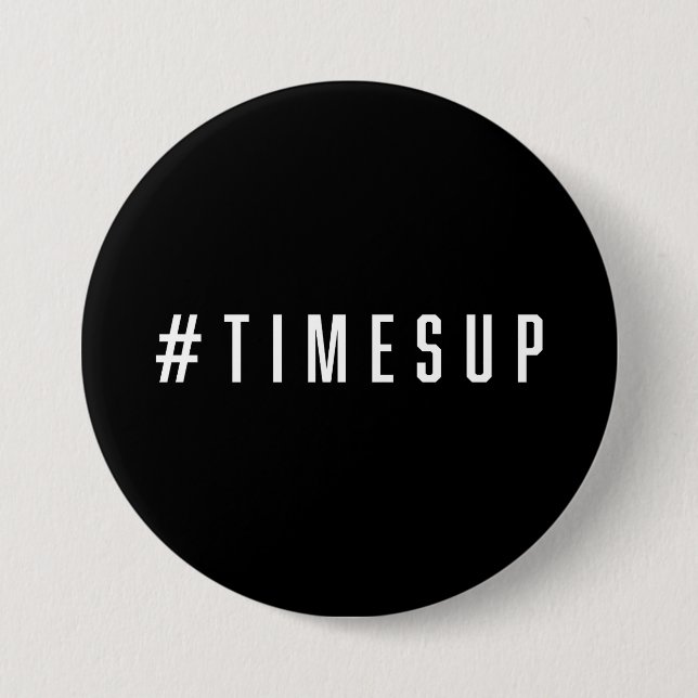 #TimesUp Feminist Round Button (Vorderseite)