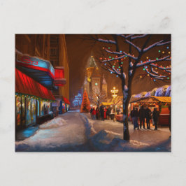 Timisoara Weihnachtsmarkt Feiertagspostkarte
