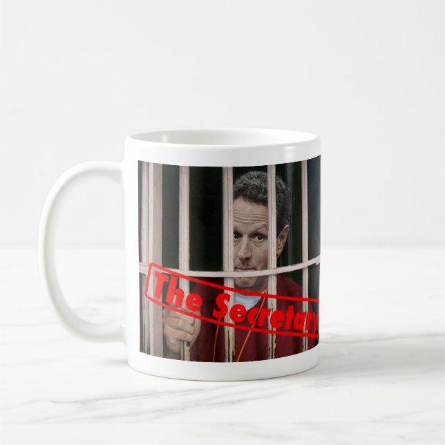 Timmeh Geithner hinter Gittern Kaffeetasse (Links)