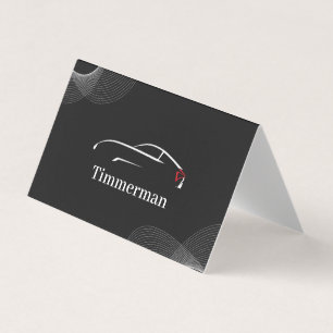 Timmerman — Fahrzeugpflege & Fahrzeugverbesserung Visitenkarten
