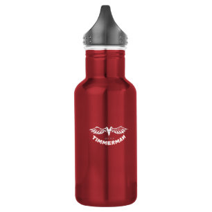 Timmerman – Streetwear-Logo mit Flügel-Design Edelstahlflasche