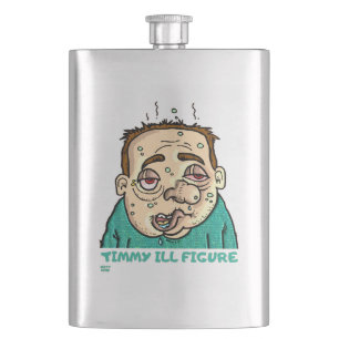 "TIMMY ILL FIGURE" lustig Flachmann
